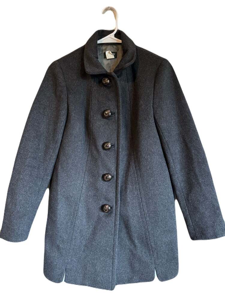 J. Crew Wool Griffin Coat Charcoal Gray Size 2